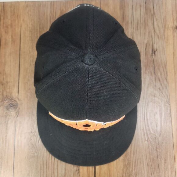 Fox Racing New Voyage Created to Destroy Snapback Hat Cap Black Orange 3D #09958 - Picture 7 of 12